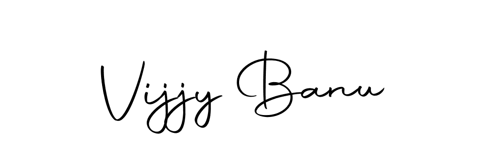 Also we have Vijjy Banu name is the best signature style. Create professional handwritten signature collection using Autography-DOLnW autograph style. Vijjy Banu signature style 10 images and pictures png