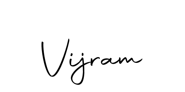 How to make Vijram signature? Autography-DOLnW is a professional autograph style. Create handwritten signature for Vijram name. Vijram signature style 10 images and pictures png