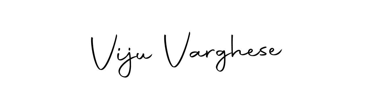 Create a beautiful signature design for name Viju Varghese. With this signature (Autography-DOLnW) fonts, you can make a handwritten signature for free. Viju Varghese signature style 10 images and pictures png