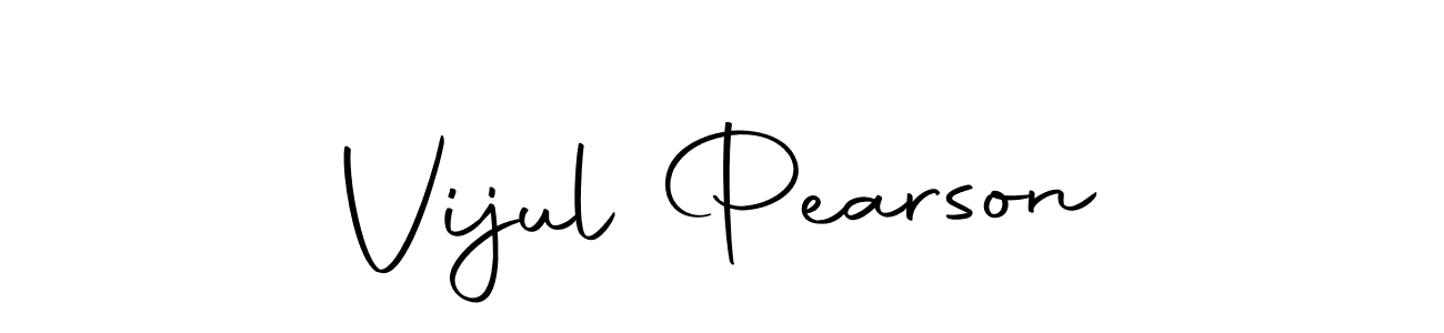 Make a short Vijul Pearson signature style. Manage your documents anywhere anytime using Autography-DOLnW. Create and add eSignatures, submit forms, share and send files easily. Vijul Pearson signature style 10 images and pictures png