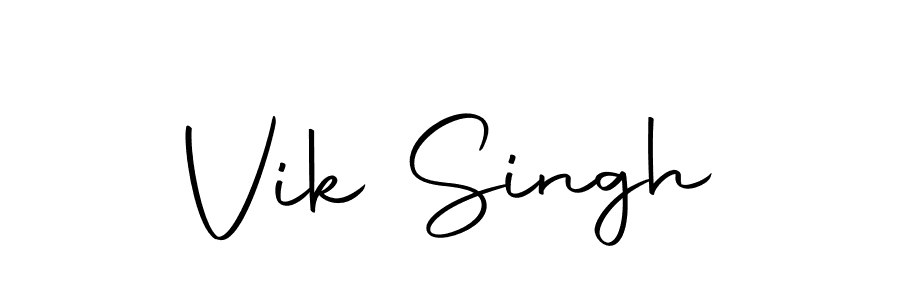 How to make Vik Singh signature? Autography-DOLnW is a professional autograph style. Create handwritten signature for Vik Singh name. Vik Singh signature style 10 images and pictures png