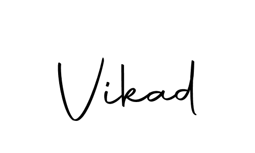 You should practise on your own different ways (Autography-DOLnW) to write your name (Vikad) in signature. don't let someone else do it for you. Vikad signature style 10 images and pictures png