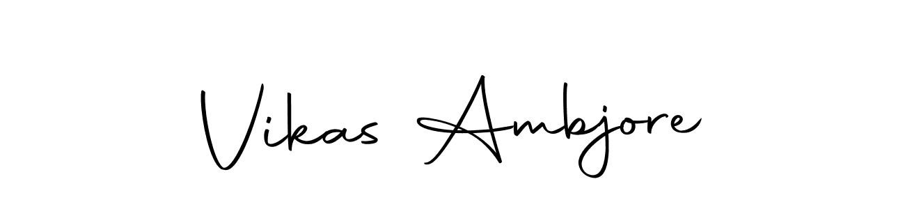 You can use this online signature creator to create a handwritten signature for the name Vikas Ambjore. This is the best online autograph maker. Vikas Ambjore signature style 10 images and pictures png