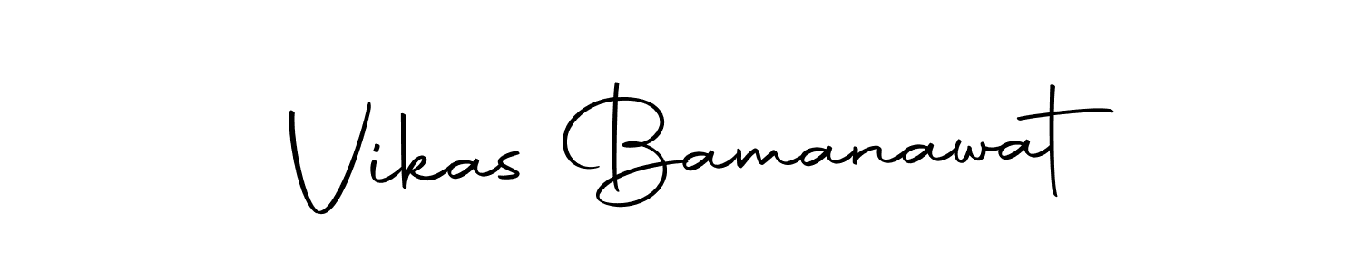 You can use this online signature creator to create a handwritten signature for the name Vikas Bamanawat. This is the best online autograph maker. Vikas Bamanawat signature style 10 images and pictures png