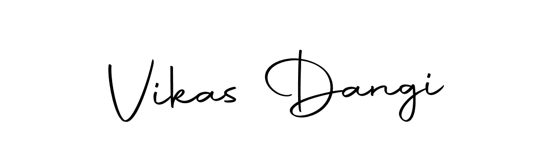Use a signature maker to create a handwritten signature online. With this signature software, you can design (Autography-DOLnW) your own signature for name Vikas Dangi. Vikas Dangi signature style 10 images and pictures png