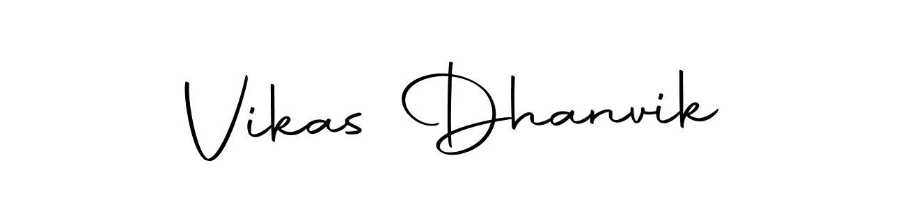 Make a short Vikas Dhanvik signature style. Manage your documents anywhere anytime using Autography-DOLnW. Create and add eSignatures, submit forms, share and send files easily. Vikas Dhanvik signature style 10 images and pictures png