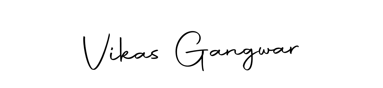 Design your own signature with our free online signature maker. With this signature software, you can create a handwritten (Autography-DOLnW) signature for name Vikas Gangwar. Vikas Gangwar signature style 10 images and pictures png