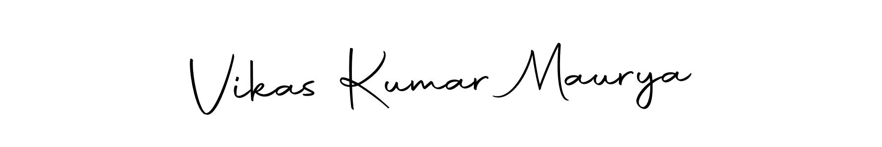 Create a beautiful signature design for name Vikas Kumar Maurya. With this signature (Autography-DOLnW) fonts, you can make a handwritten signature for free. Vikas Kumar Maurya signature style 10 images and pictures png