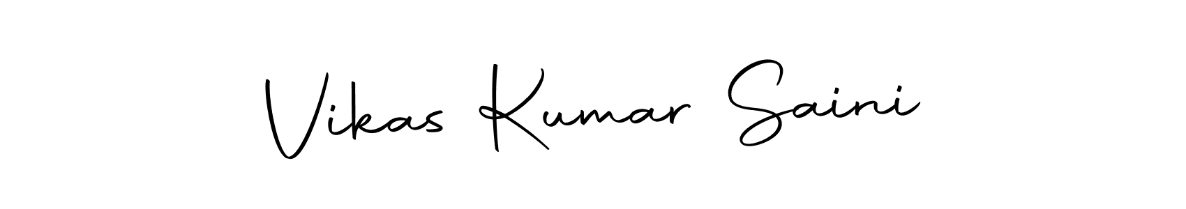 Make a short Vikas Kumar Saini signature style. Manage your documents anywhere anytime using Autography-DOLnW. Create and add eSignatures, submit forms, share and send files easily. Vikas Kumar Saini signature style 10 images and pictures png