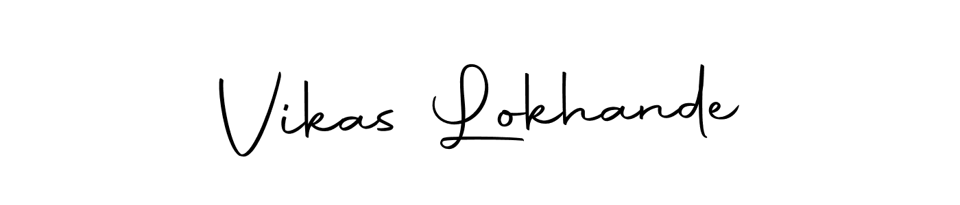You should practise on your own different ways (Autography-DOLnW) to write your name (Vikas Lokhande) in signature. don't let someone else do it for you. Vikas Lokhande signature style 10 images and pictures png
