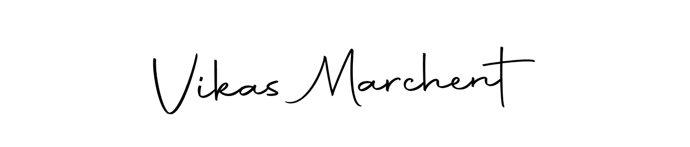 Make a beautiful signature design for name Vikas Marchent. With this signature (Autography-DOLnW) style, you can create a handwritten signature for free. Vikas Marchent signature style 10 images and pictures png
