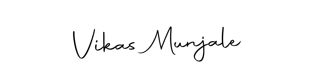 How to make Vikas Munjale signature? Autography-DOLnW is a professional autograph style. Create handwritten signature for Vikas Munjale name. Vikas Munjale signature style 10 images and pictures png