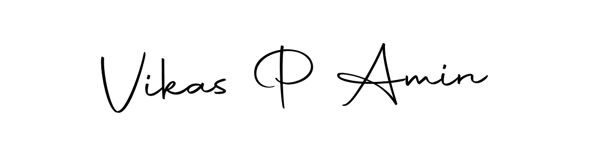 Make a beautiful signature design for name Vikas P Amin. With this signature (Autography-DOLnW) style, you can create a handwritten signature for free. Vikas P Amin signature style 10 images and pictures png