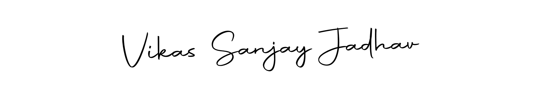 Make a beautiful signature design for name Vikas Sanjay Jadhav. With this signature (Autography-DOLnW) style, you can create a handwritten signature for free. Vikas Sanjay Jadhav signature style 10 images and pictures png