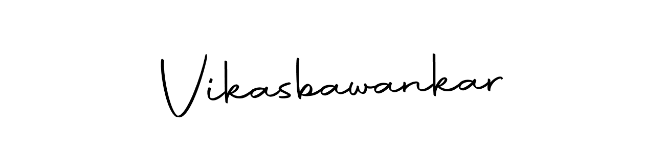 How to make Vikasbawankar name signature. Use Autography-DOLnW style for creating short signs online. This is the latest handwritten sign. Vikasbawankar signature style 10 images and pictures png