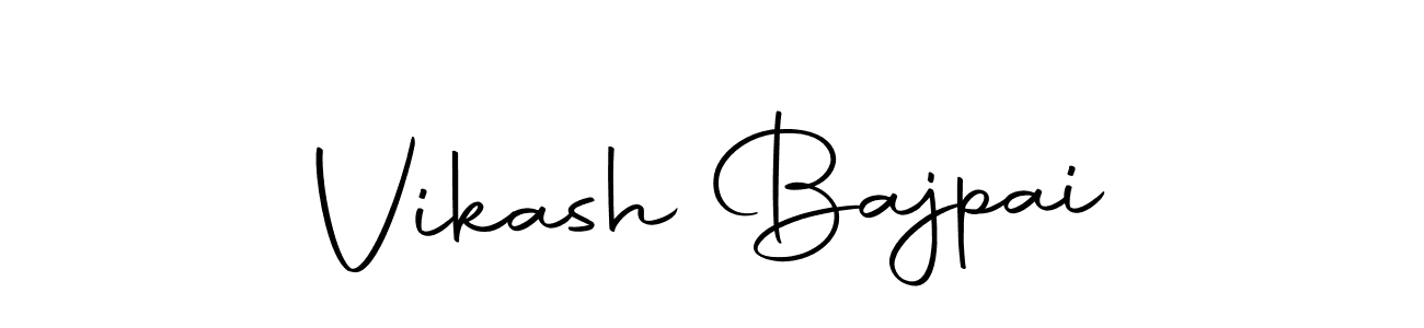 Make a beautiful signature design for name Vikash Bajpai. With this signature (Autography-DOLnW) style, you can create a handwritten signature for free. Vikash Bajpai signature style 10 images and pictures png