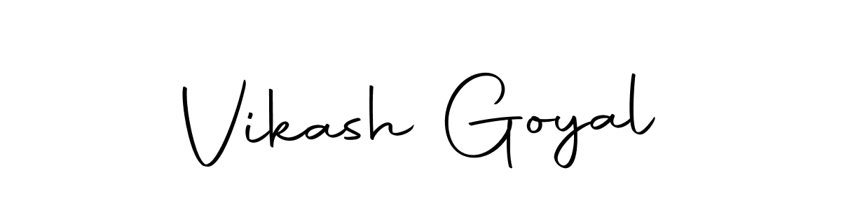 Vikash Goyal stylish signature style. Best Handwritten Sign (Autography-DOLnW) for my name. Handwritten Signature Collection Ideas for my name Vikash Goyal. Vikash Goyal signature style 10 images and pictures png