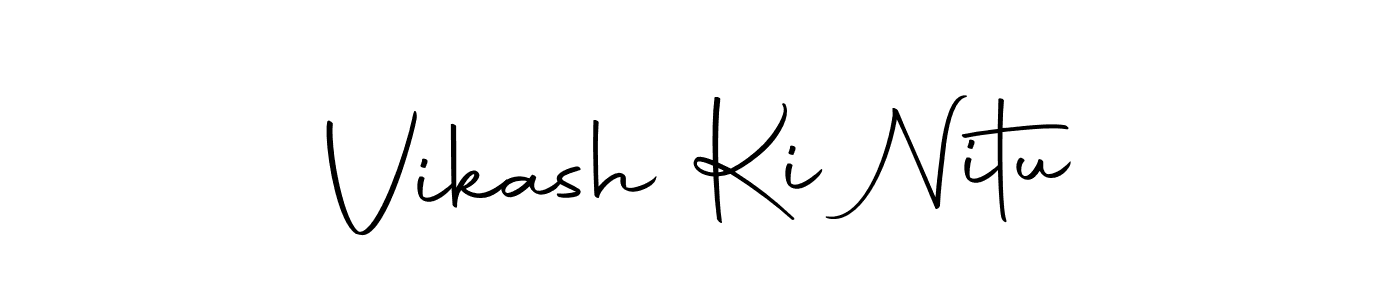 The best way (Autography-DOLnW) to make a short signature is to pick only two or three words in your name. The name Vikash Ki Nitu include a total of six letters. For converting this name. Vikash Ki Nitu signature style 10 images and pictures png
