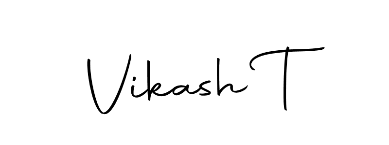 if you are searching for the best signature style for your name Vikash T. so please give up your signature search. here we have designed multiple signature styles  using Autography-DOLnW. Vikash T signature style 10 images and pictures png