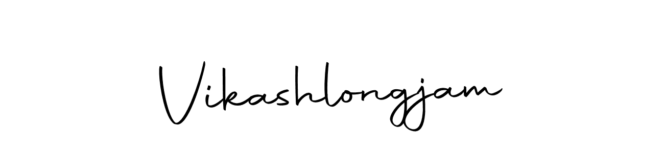 The best way (Autography-DOLnW) to make a short signature is to pick only two or three words in your name. The name Vikashlongjam include a total of six letters. For converting this name. Vikashlongjam signature style 10 images and pictures png