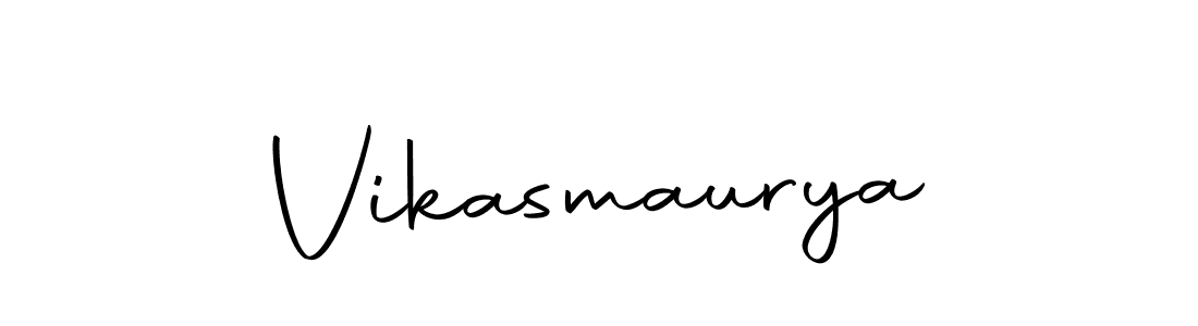 Make a beautiful signature design for name Vikasmaurya. With this signature (Autography-DOLnW) style, you can create a handwritten signature for free. Vikasmaurya signature style 10 images and pictures png