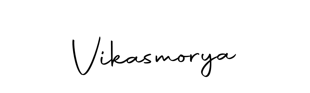 Create a beautiful signature design for name Vikasmorya. With this signature (Autography-DOLnW) fonts, you can make a handwritten signature for free. Vikasmorya signature style 10 images and pictures png