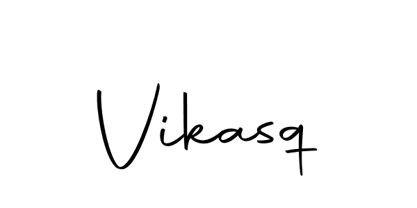 The best way (Autography-DOLnW) to make a short signature is to pick only two or three words in your name. The name Vikasq include a total of six letters. For converting this name. Vikasq signature style 10 images and pictures png