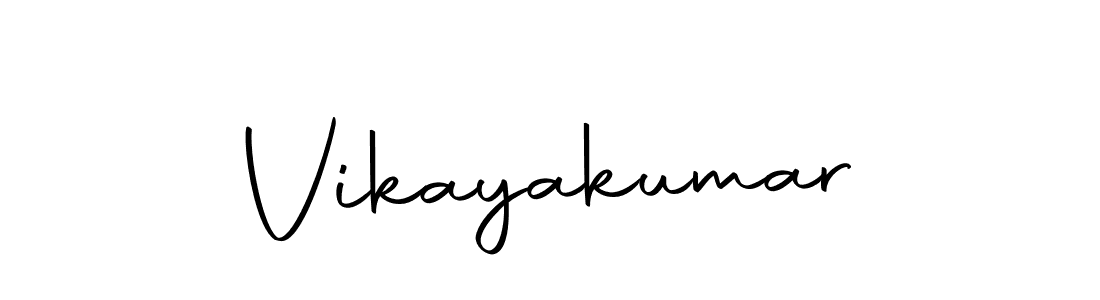 Design your own signature with our free online signature maker. With this signature software, you can create a handwritten (Autography-DOLnW) signature for name Vikayakumar. Vikayakumar signature style 10 images and pictures png