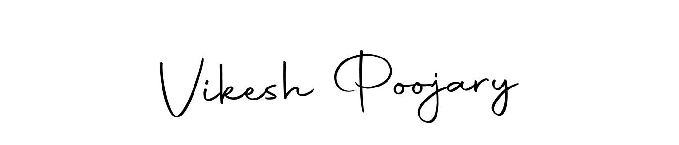 Autography-DOLnW is a professional signature style that is perfect for those who want to add a touch of class to their signature. It is also a great choice for those who want to make their signature more unique. Get Vikesh Poojary name to fancy signature for free. Vikesh Poojary signature style 10 images and pictures png