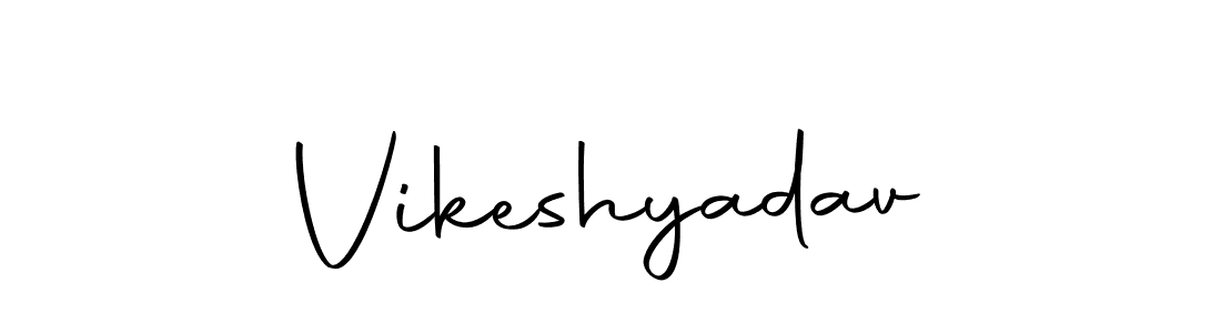 Vikeshyadav stylish signature style. Best Handwritten Sign (Autography-DOLnW) for my name. Handwritten Signature Collection Ideas for my name Vikeshyadav. Vikeshyadav signature style 10 images and pictures png