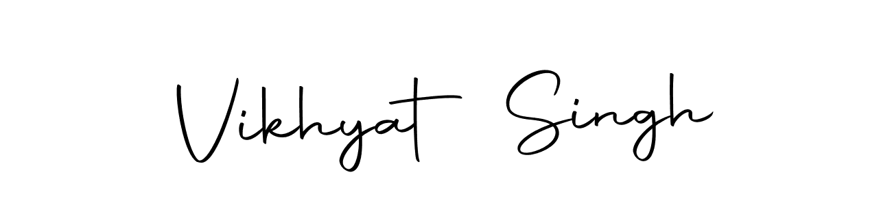 Autography-DOLnW is a professional signature style that is perfect for those who want to add a touch of class to their signature. It is also a great choice for those who want to make their signature more unique. Get Vikhyat Singh name to fancy signature for free. Vikhyat Singh signature style 10 images and pictures png