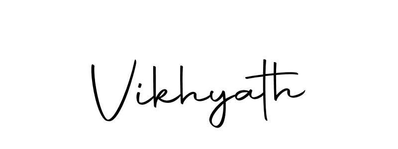 It looks lik you need a new signature style for name Vikhyath. Design unique handwritten (Autography-DOLnW) signature with our free signature maker in just a few clicks. Vikhyath signature style 10 images and pictures png