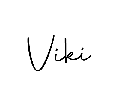 Use a signature maker to create a handwritten signature online. With this signature software, you can design (Autography-DOLnW) your own signature for name Viki. Viki signature style 10 images and pictures png