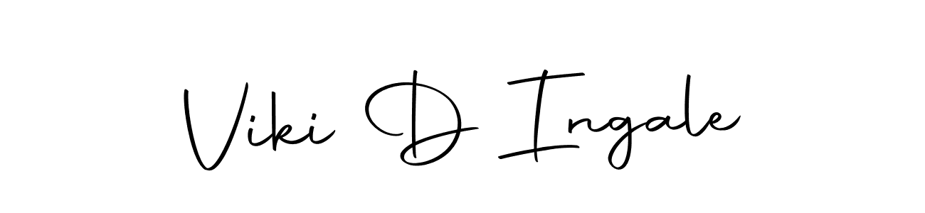 You should practise on your own different ways (Autography-DOLnW) to write your name (Viki D Ingale) in signature. don't let someone else do it for you. Viki D Ingale signature style 10 images and pictures png