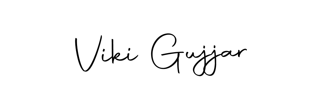 Also we have Viki Gujjar name is the best signature style. Create professional handwritten signature collection using Autography-DOLnW autograph style. Viki Gujjar signature style 10 images and pictures png