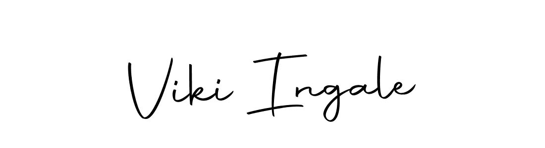 if you are searching for the best signature style for your name Viki Ingale. so please give up your signature search. here we have designed multiple signature styles  using Autography-DOLnW. Viki Ingale signature style 10 images and pictures png