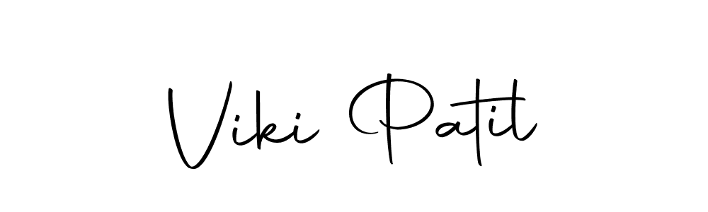 Make a beautiful signature design for name Viki Patil. With this signature (Autography-DOLnW) style, you can create a handwritten signature for free. Viki Patil signature style 10 images and pictures png