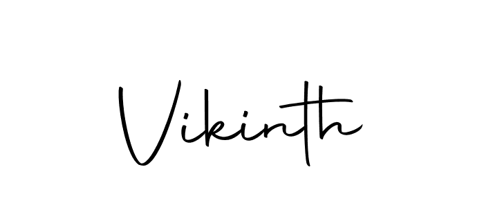 Vikinth stylish signature style. Best Handwritten Sign (Autography-DOLnW) for my name. Handwritten Signature Collection Ideas for my name Vikinth. Vikinth signature style 10 images and pictures png