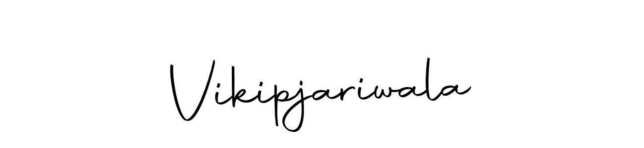 Design your own signature with our free online signature maker. With this signature software, you can create a handwritten (Autography-DOLnW) signature for name Vikipjariwala. Vikipjariwala signature style 10 images and pictures png