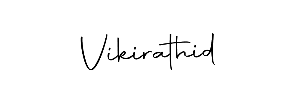 Make a beautiful signature design for name Vikirathid. Use this online signature maker to create a handwritten signature for free. Vikirathid signature style 10 images and pictures png