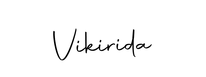 How to make Vikirida signature? Autography-DOLnW is a professional autograph style. Create handwritten signature for Vikirida name. Vikirida signature style 10 images and pictures png