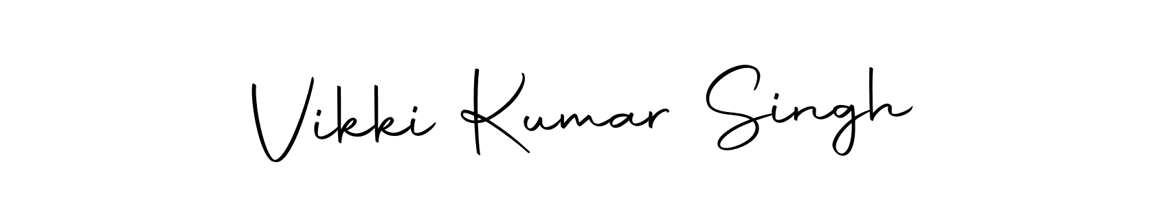 Make a short Vikki Kumar Singh signature style. Manage your documents anywhere anytime using Autography-DOLnW. Create and add eSignatures, submit forms, share and send files easily. Vikki Kumar Singh signature style 10 images and pictures png