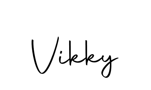 Make a beautiful signature design for name Vikky. Use this online signature maker to create a handwritten signature for free. Vikky signature style 10 images and pictures png