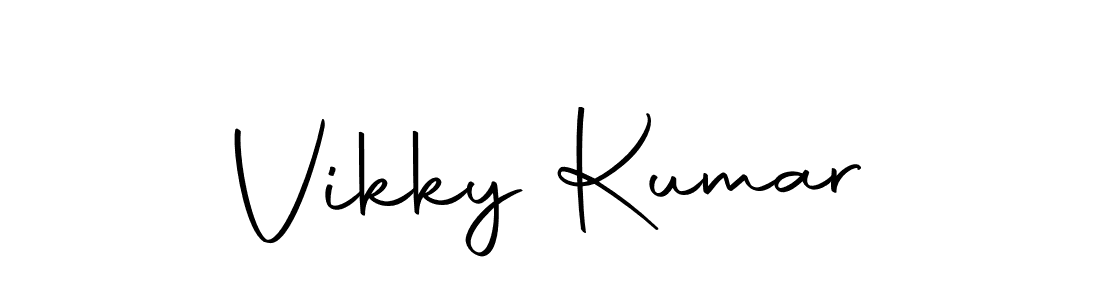 Also we have Vikky Kumar name is the best signature style. Create professional handwritten signature collection using Autography-DOLnW autograph style. Vikky Kumar signature style 10 images and pictures png