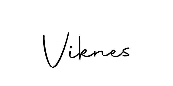 How to make Viknes signature? Autography-DOLnW is a professional autograph style. Create handwritten signature for Viknes name. Viknes signature style 10 images and pictures png