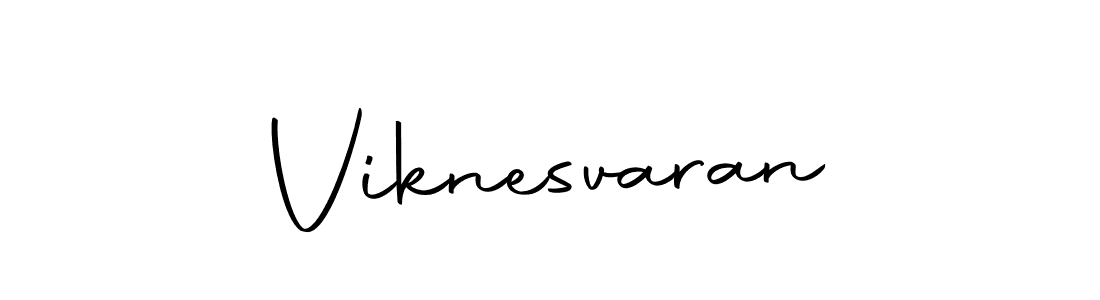 The best way (Autography-DOLnW) to make a short signature is to pick only two or three words in your name. The name Viknesvaran include a total of six letters. For converting this name. Viknesvaran signature style 10 images and pictures png