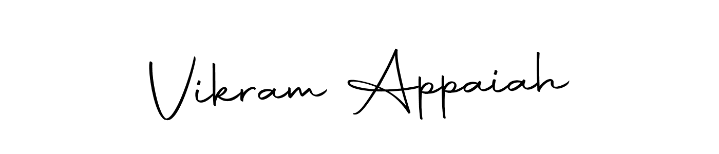Autography-DOLnW is a professional signature style that is perfect for those who want to add a touch of class to their signature. It is also a great choice for those who want to make their signature more unique. Get Vikram Appaiah name to fancy signature for free. Vikram Appaiah signature style 10 images and pictures png