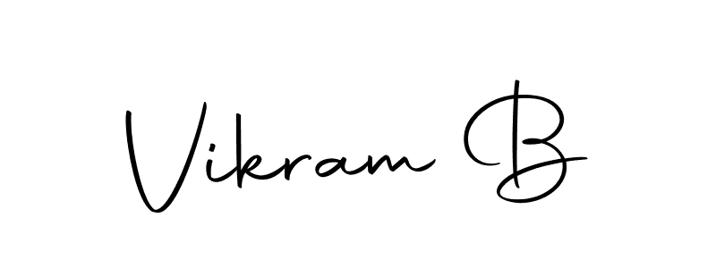 Also we have Vikram B name is the best signature style. Create professional handwritten signature collection using Autography-DOLnW autograph style. Vikram B signature style 10 images and pictures png