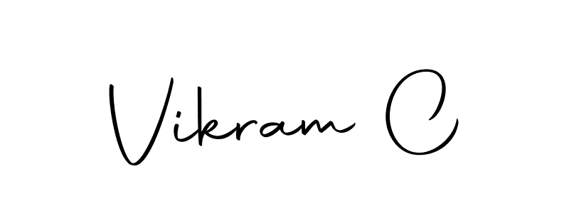 Make a beautiful signature design for name Vikram C. Use this online signature maker to create a handwritten signature for free. Vikram C signature style 10 images and pictures png