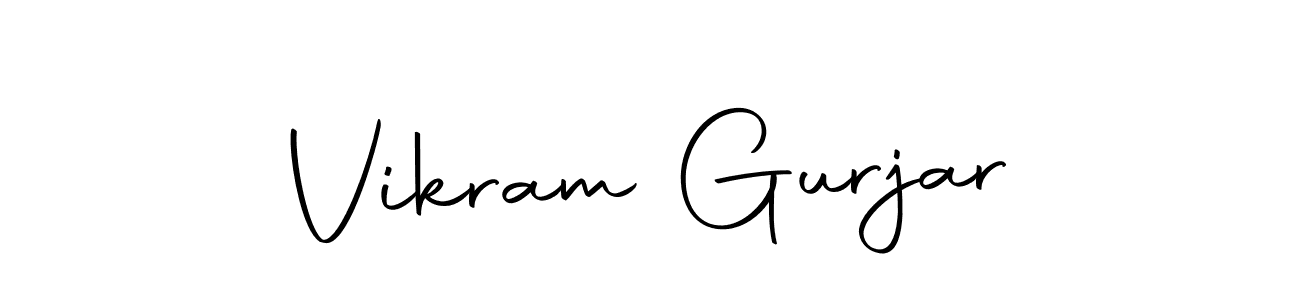 The best way (Autography-DOLnW) to make a short signature is to pick only two or three words in your name. The name Vikram Gurjar include a total of six letters. For converting this name. Vikram Gurjar signature style 10 images and pictures png